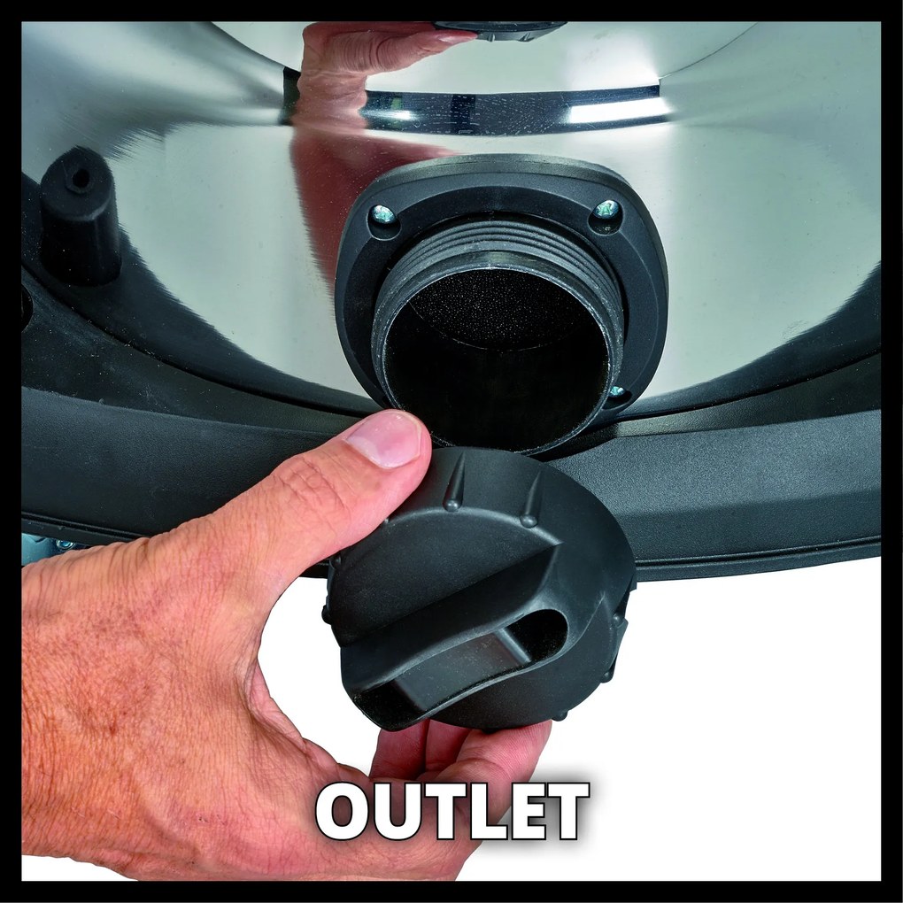 Einhell TE-VC 36/25 Li S Solo - Accu Nat-/Droogzuiger - Power X-Change - Excl. accu&lader