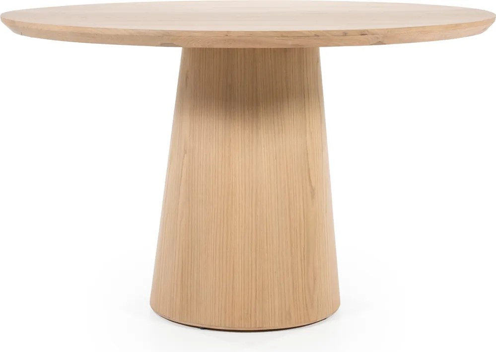 Ronde Eettafel 130 Cm Eikenfineer - 130 X 130cm.