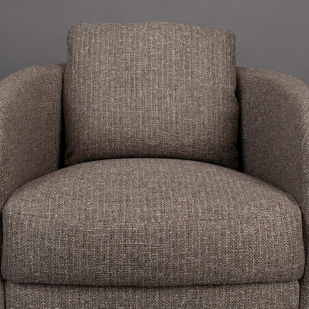 Dutchbone Soho Stone Retro Fauteuil Grijs