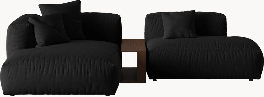 Modulaire hoekbank Martina met bijzettafel