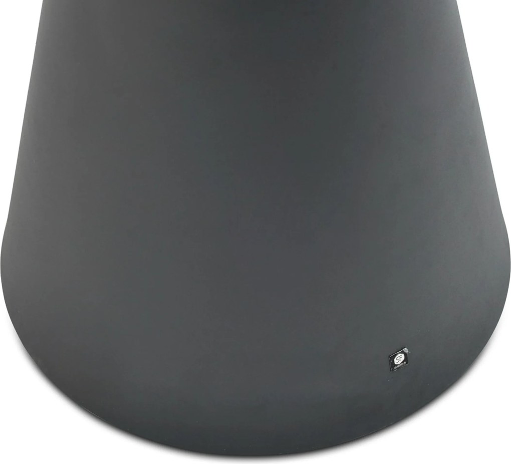 Dining Tuintafel rond 100 cm Grijs Santika Serino