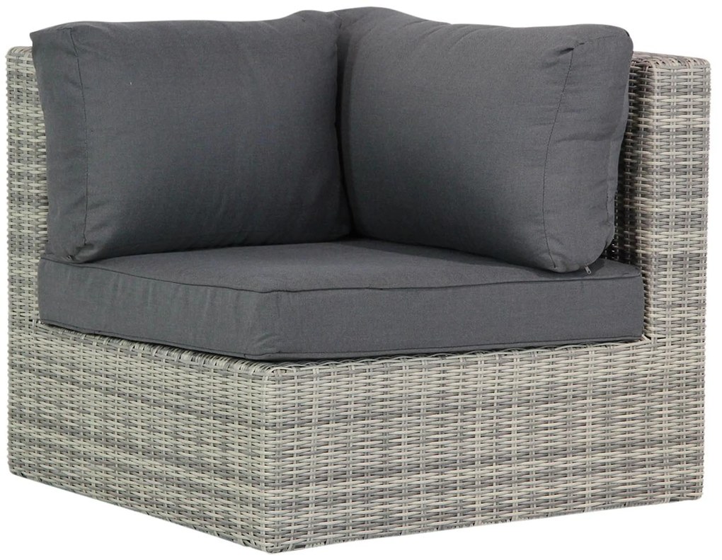 Hoek loungeset 5 personen Wicker Grijs Garden Collections Amico