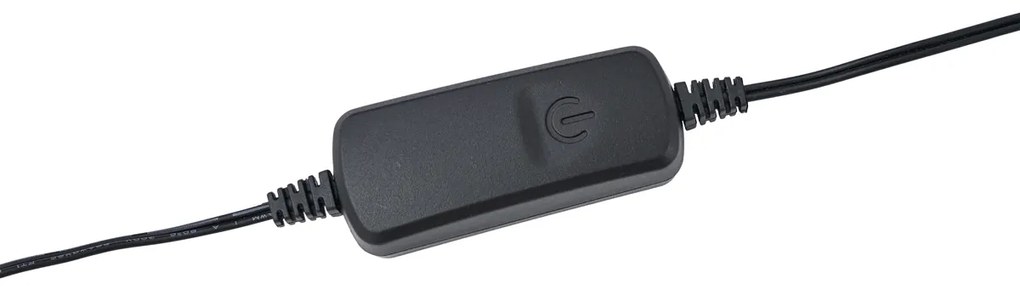 Moderne tafellamp zwart incl. LED 3-staps dimbaar - Twirl