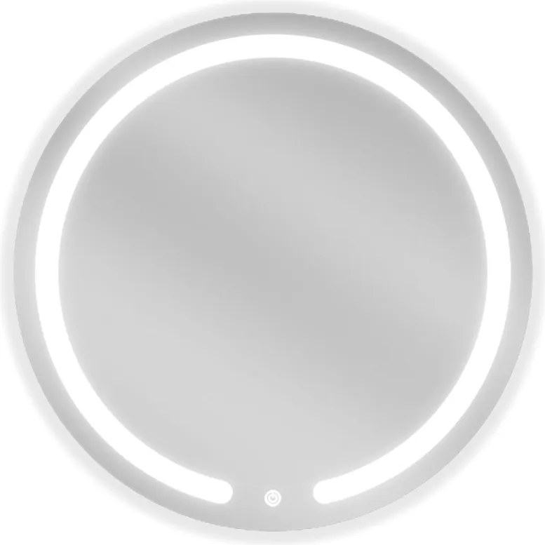 Mexen Rose verlichte badkamer spiegel, rond 60 cm, LED 6000K, anti-condens - 9810-060-060-611-00