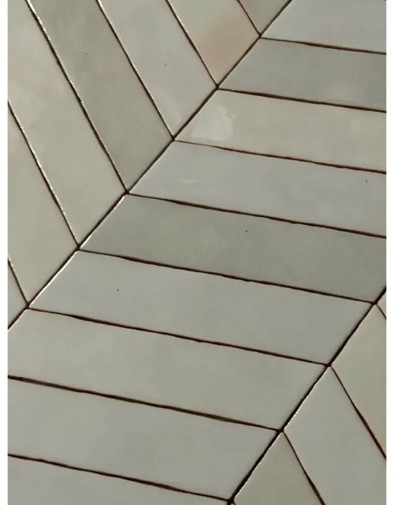 Terre d'Azur Granada wandtegel 6,4x27,5cm links grijs