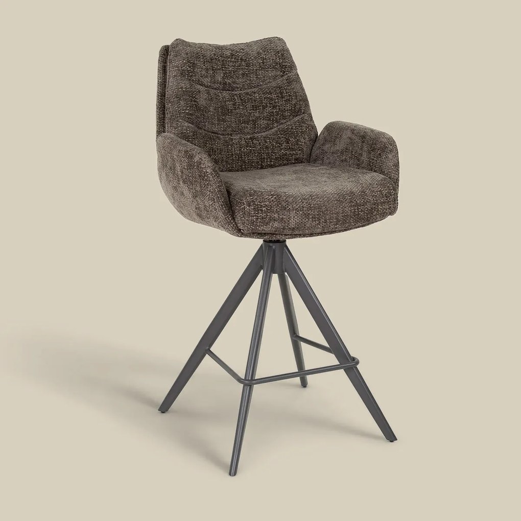 Draaibare Barstoel Met Armleuningen Taupe