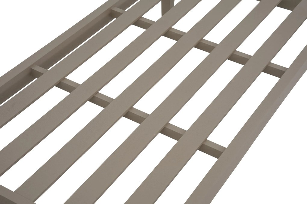 Lifestyle Garden Furniture Mateo Ligbed Met Kussen Loft/dark Grey Aluminium Taupe