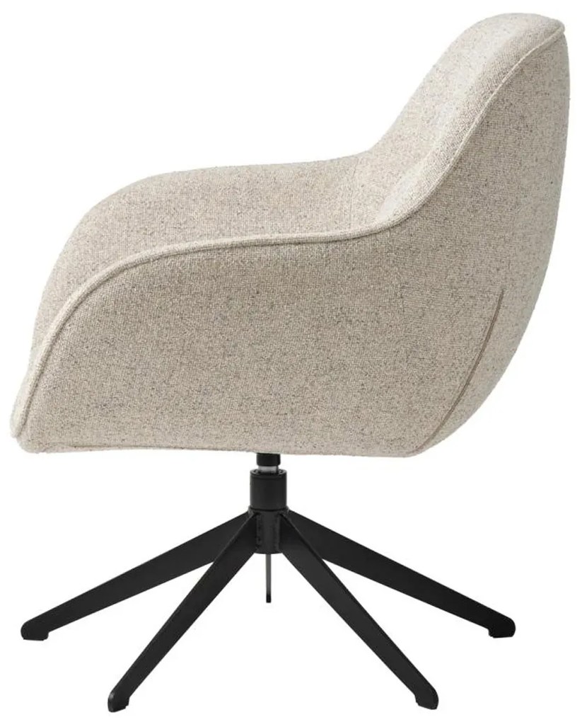 Draaibare Fauteuil Beige Stof