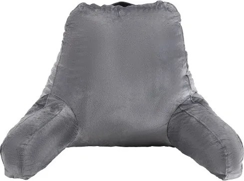 VEVOR Leeskussen Bedkussen (groot) met versnipperd traagschuim, rugkussen (381 x 508 x 254 mm) met 3 zakken en wasbare korte fluwelen stof, bovenkant met handvat, voor tv kijken, lezen en spelen