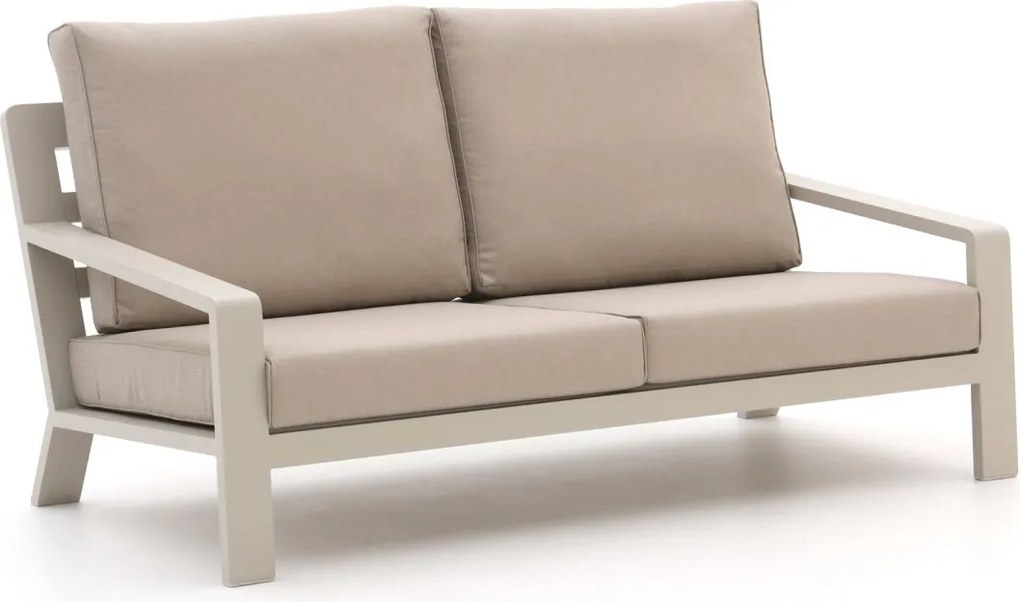 Loungebank Tuin Bellagio   | Aluminium | 2 personen | Tuinbank Beige | 178cm | Incl. kussens | Kees Smit Tuinmeubelen