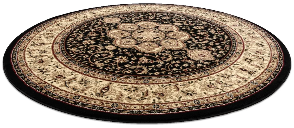 Tapijt ROYAL ADR ROND patroon 521 zwart
