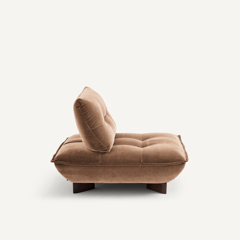 Modulaire fauteuil in fluweel, KAORI