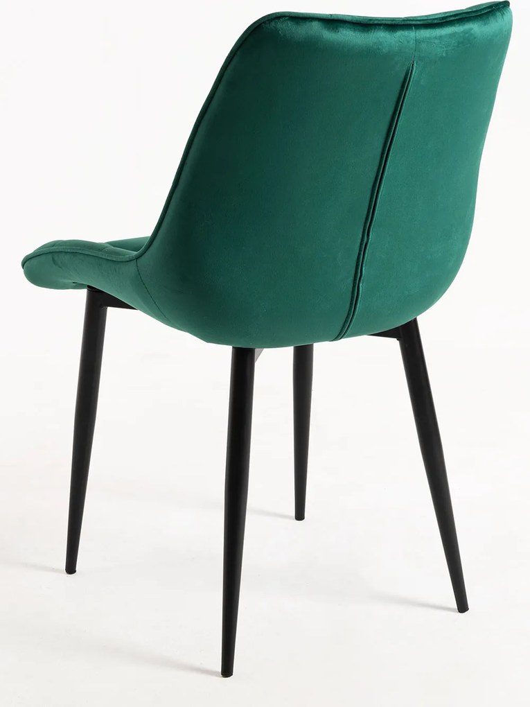 Pack 4 Cade Fluwelen Stoelen