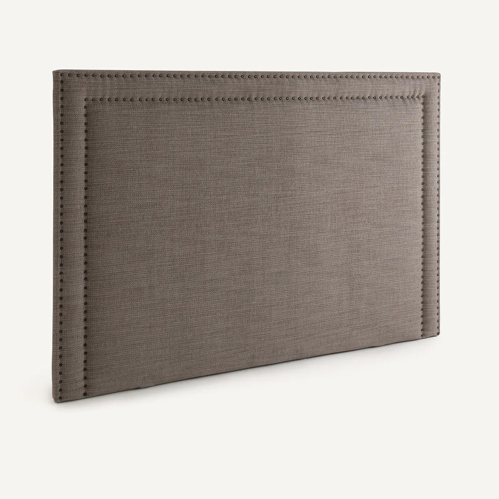 Hoofdbord met studs en mêleestof H120 cm, Kardly