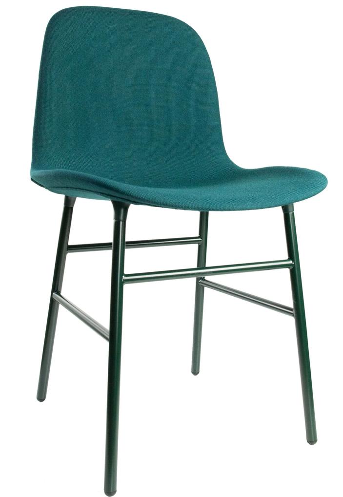 Normann Copenhagen Form Chair gestoffeerde stoel met stalen onderstel Fame 68143