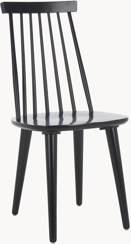 Eetstoelen Burris van rubberhout, 2-delig