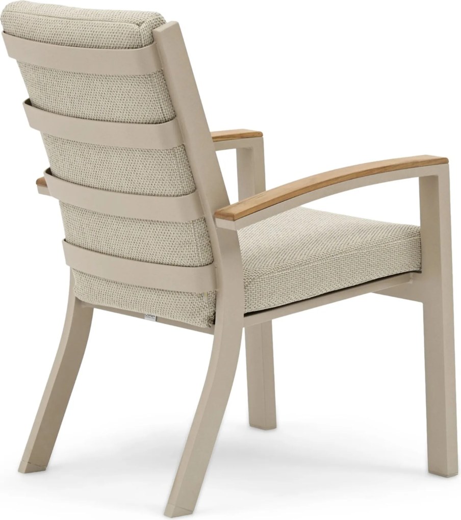 Tuinset 6 personen 240 cm Aluminium Zand/Beige Osmen Midura/Diogo