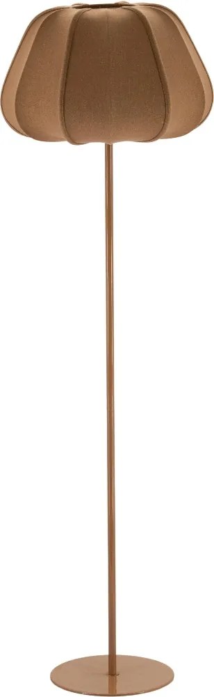 Vloerlamp Met Stoffen Kap Bruin