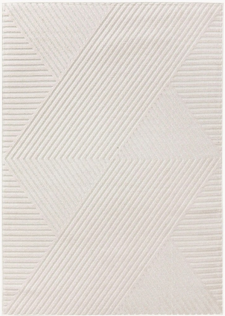 In- & outdoor vloerkleed Mars met hoog-laag textuur