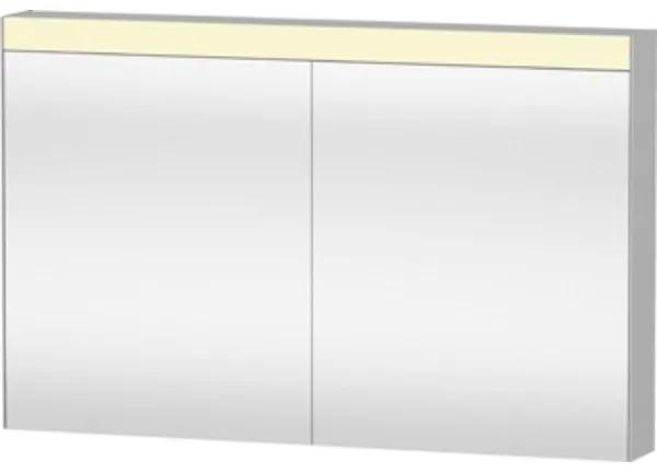 Duravit Good spiegelkast met LED verlichting m. 2 deuren 121x76x14.8cm met wandschakeling LM782300000