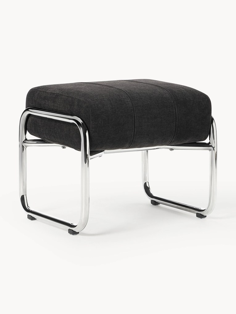 Gestoffeerde poef Marcel