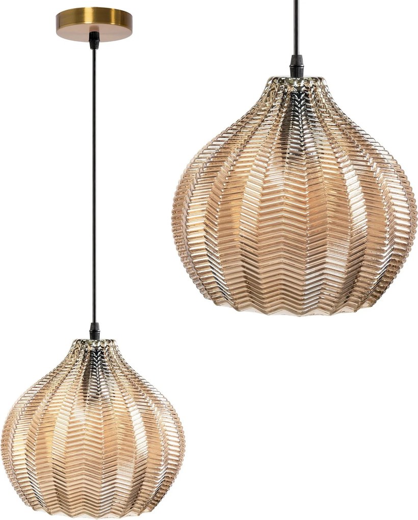 Glazen retro plafondlamp APP893-1CP