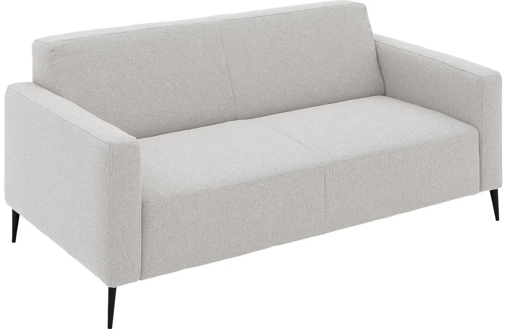 Goossens  Key West lichtgrijs, stof, 2,5-zits, modern design