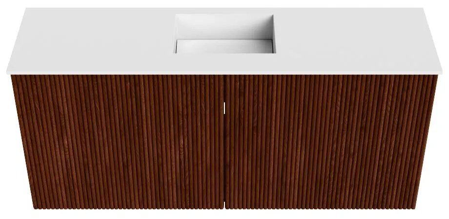 Mondiaz Joya 90cm toiletmeubel ruby met wastafel faye midden zonder kraangat talc
