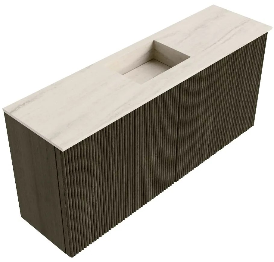 Mondiaz Joya DLux 90cm toiletmeubel shadow met wastafel faye midden zonder kraangat meli