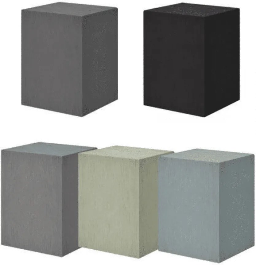 Hockers in diverse kleuren