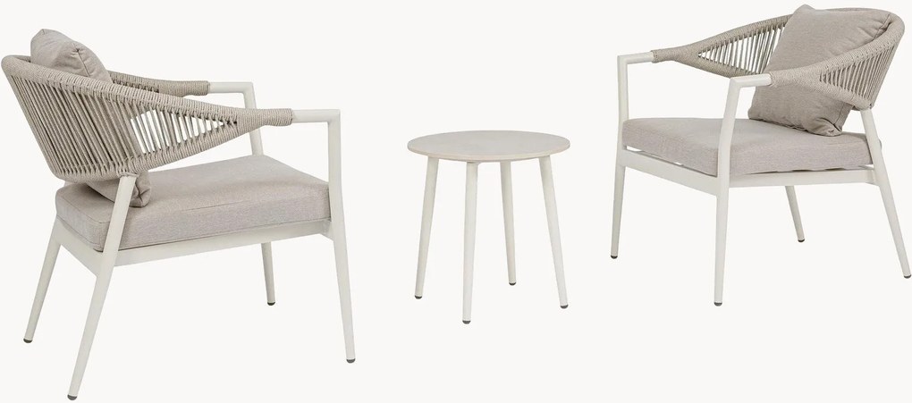 Tuin loungeset Millor, 3-delig