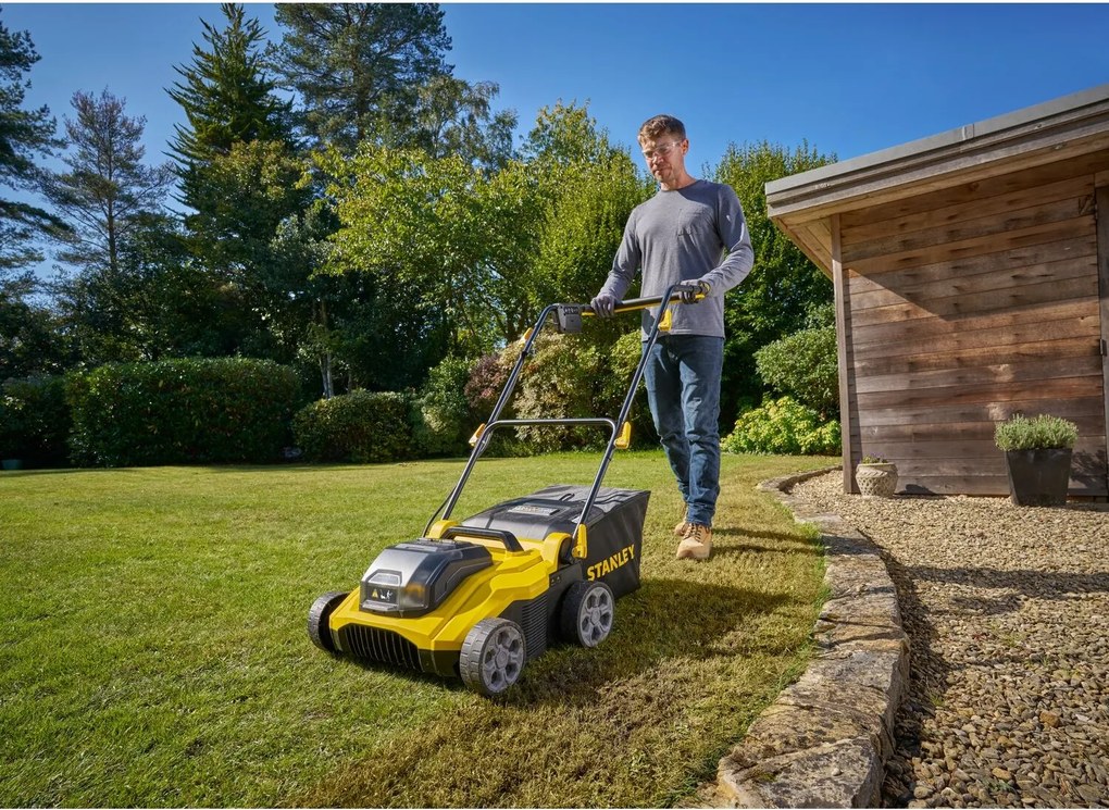 Stanley FATMAX SCOEP3801M2-QW V20 Verticuteerder – 3-in-1 – Brushless – Incl. 2x 4.0Ah Accu &amp; Laders