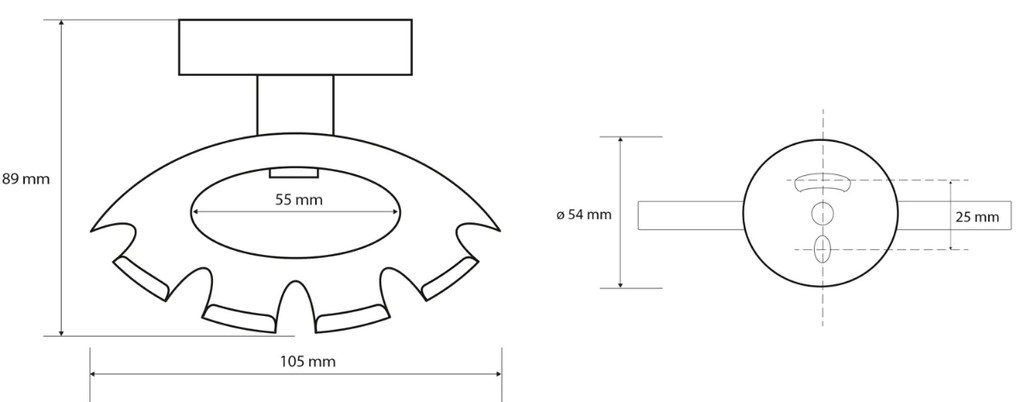 Sapho X-Round tandenborstelhouder zwart