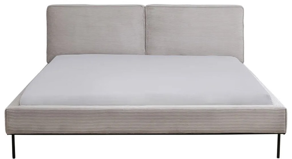 Kare Design East Side Gestoffeerd Bedframe Grijs Stof 180 Cm