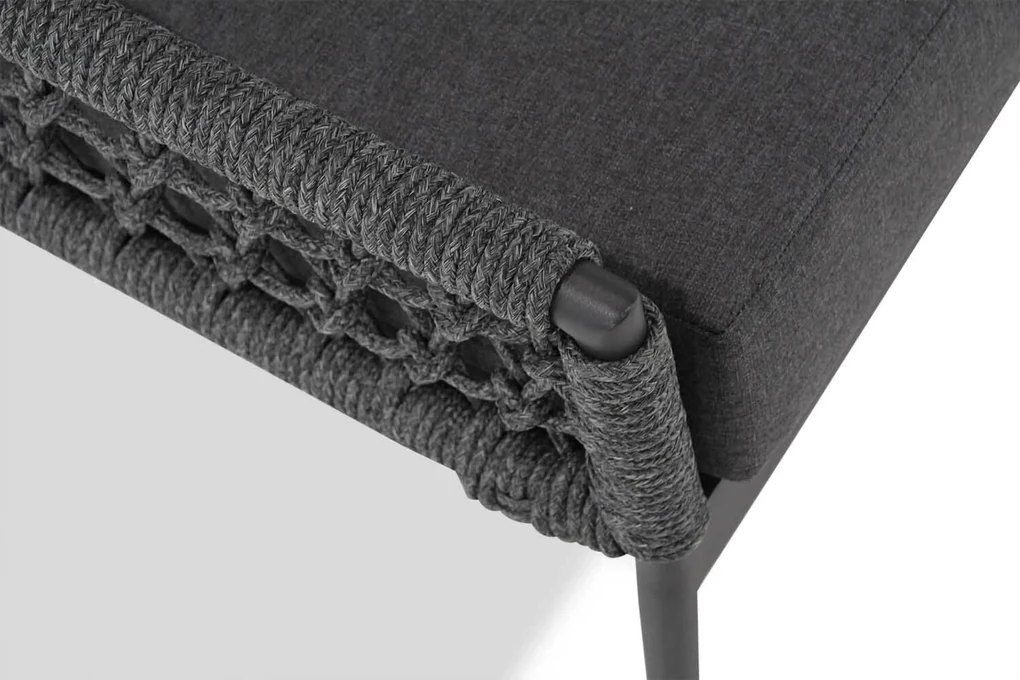 Hoek loungeset 5 personen Rope Grijs Coco Dalice/Pacific