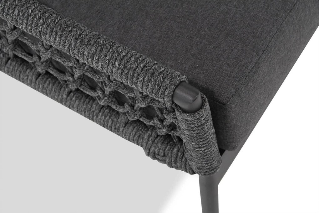 Hoek loungeset 5 personen Rope Grijs Coco Dalice