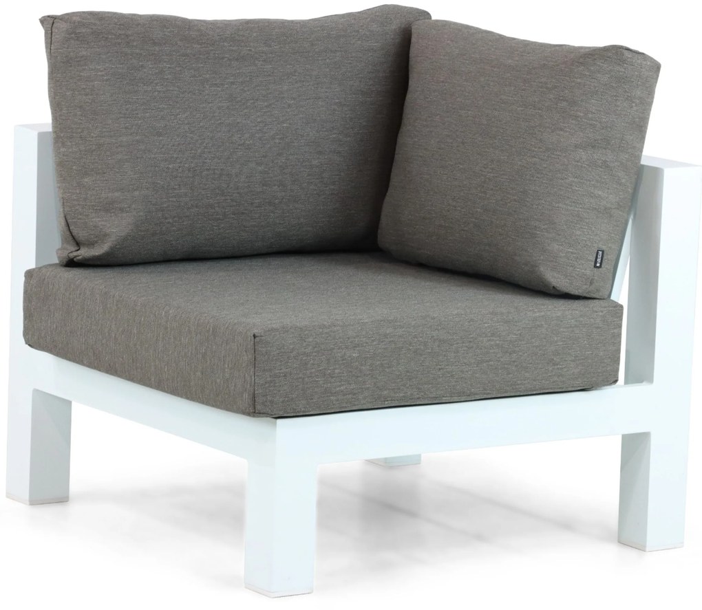 Hoek loungeset 5 personen Aluminium Wit Lifestyle Garden Furniture Luca