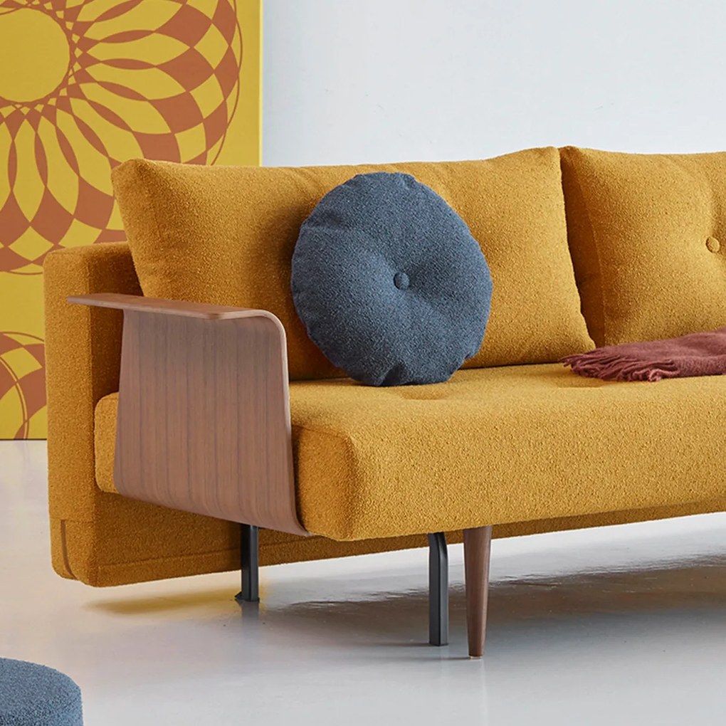 Innovation Living Recast Retro Slaapbank Met Walnoot Arm
