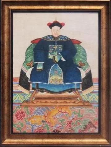 Fine Asianliving Chinese Voorouderportret Schilderij B50xH60cm Glicee Handgemaakt B