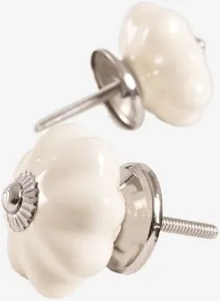 Set Van 2 Keramische Handgrepen Tova Gardenia Wit - Sklum