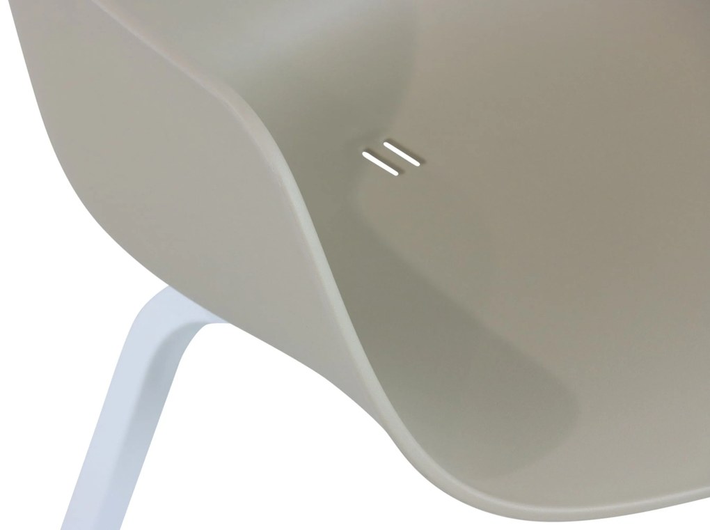 Tuinstoel Kunststof Taupe-naturel-bruin Lifestyle Garden Furniture Salina