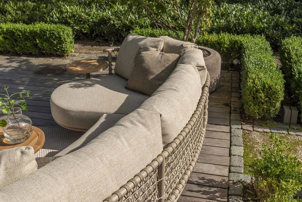 4 Seasons Outdoor Sardinia chaise loungebank latte  Loungeset    beige weerbestendig