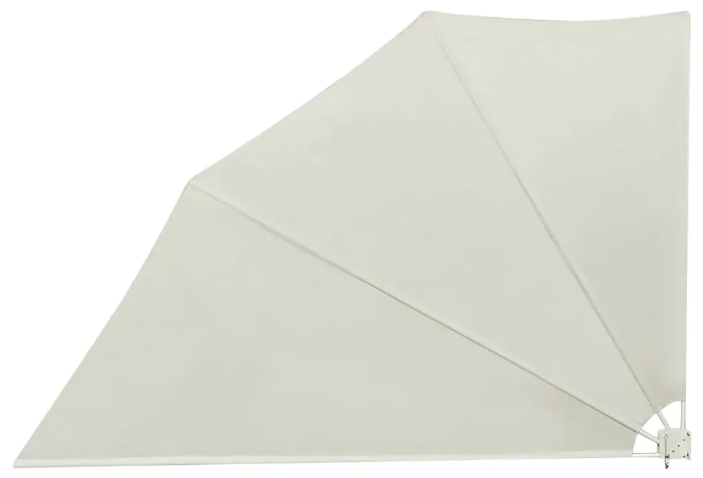 vidaXL Balkonscherm inklapbaar 160x240 cm crème
