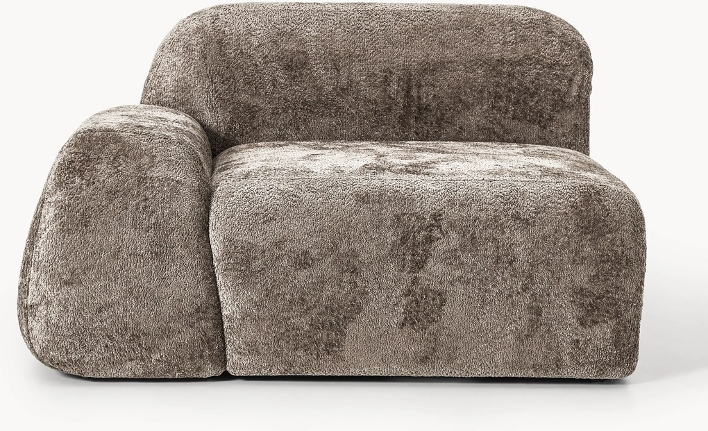 Hoekmodule Wolke van teddy-bouclé