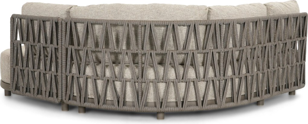Loungeset tuin 5 personen Rope Taupe  Santika Furniture Santika