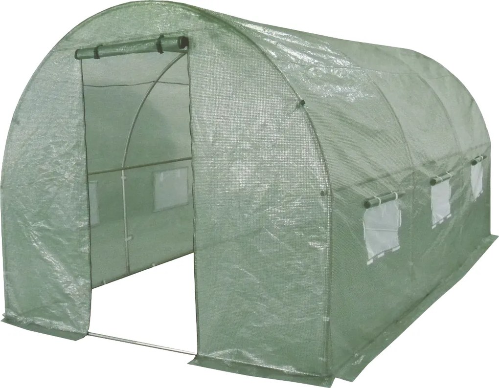 Famiflora tunnelserre 6m² - 200x300x200cm - wit