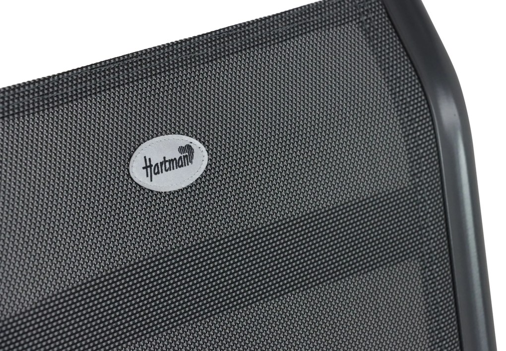 Tuinset 4 personen 90 cm Aluminium/textileen Grijs Hartman Alice/Mateo