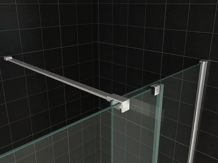 Mueller inloopdouche schuifdeur op rail 100x200cm