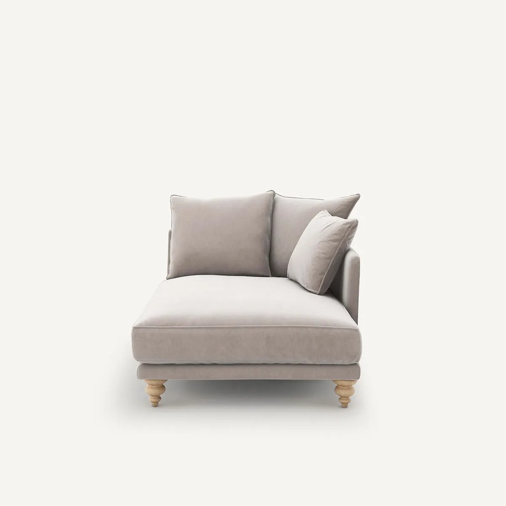 Longchair van fluweel, Lazare