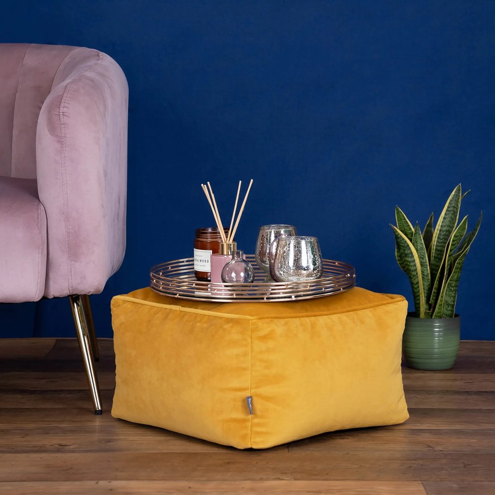 Amara Velvet Footstool